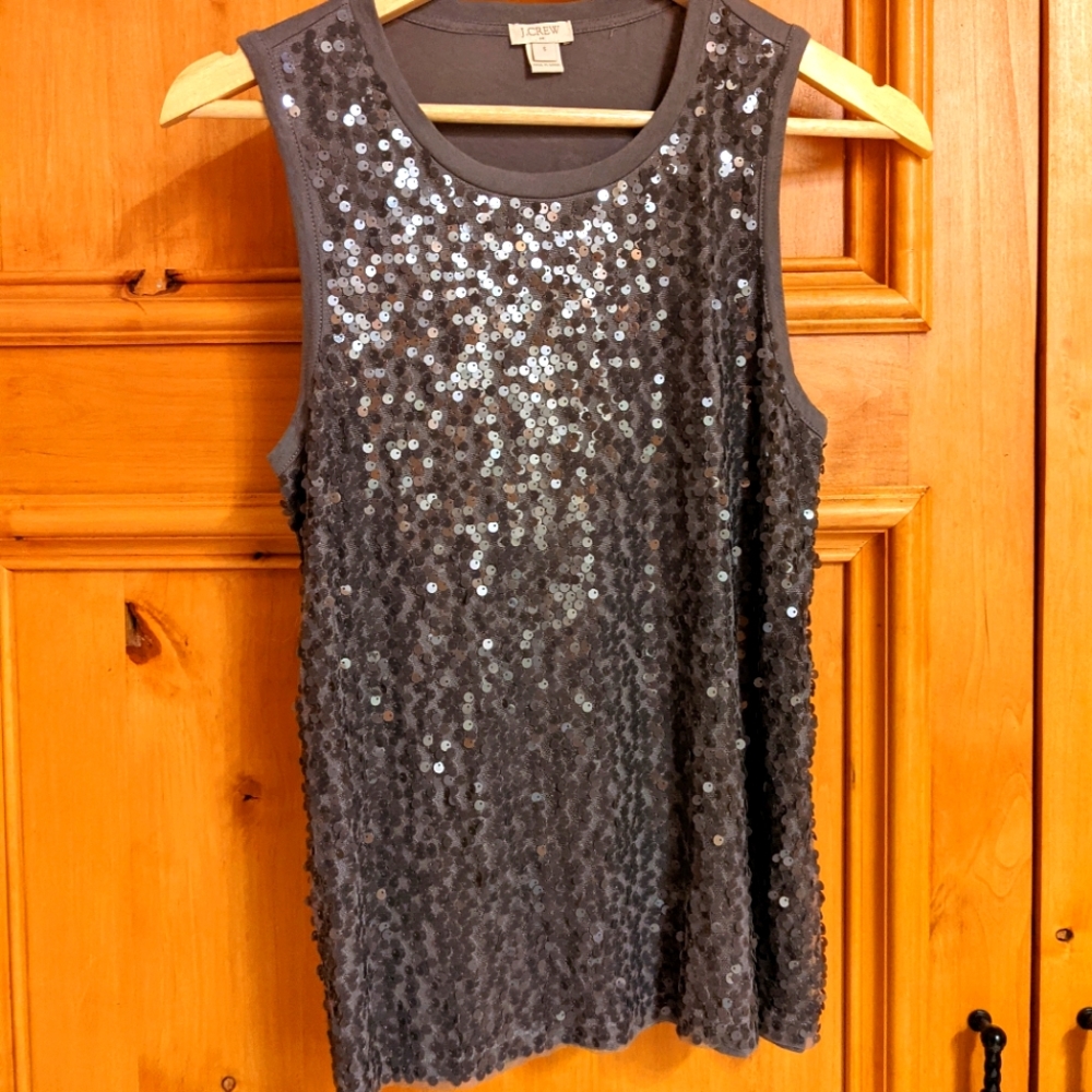 J. Crew Sequin Tank Size S